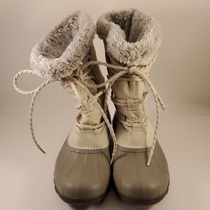Sperry Women's Faux Fur Lined Duck Boots Size 7